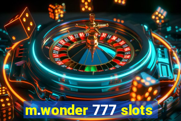 m.wonder 777 slots